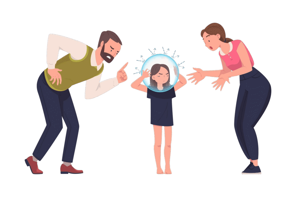 Família e emoções reprimidas